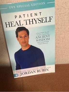 Patient Heal Thyself by Jordan Rubin - Light Teal & White Cover